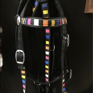 Horse bridle with matching breast collar & reins